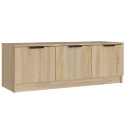 Vidaxl Tv Cabinet Sonoma Oak 102X35X36.5 Cm Engineered Wood