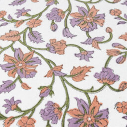 Paoletti Mentera Floral Cotton Velvet Cushion Cover - thumbnail 4