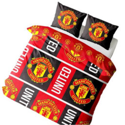 Manchester United Fc Reversible Duvet Set Red/black/yellow (Single) - thumbnail 3