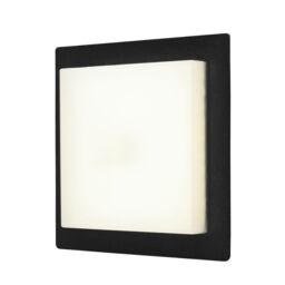 GoodHome Lutak Fixed Matt Dark Grey Mains-Powered Integrated Led Outdoor Contemporary Wall Light 700Lm - thumbnail 2