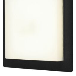 GoodHome Lutak Fixed Matt Dark Grey Mains-Powered Integrated Led Outdoor Contemporary Wall Light 700Lm - thumbnail 3