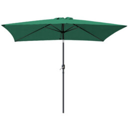 VRUC Outdoor 2X3M Parasol - Crank Up & Tilt Garden Parasol Umbrella Green And Base - thumbnail 2