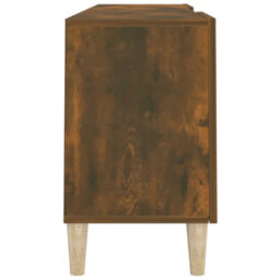 Berkfield Classic Tv Cabinet Smoked Oak 150X30X50 Cm Engineered Wood - thumbnail 7