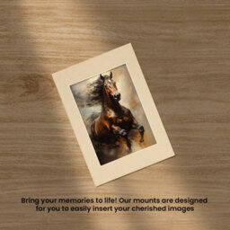 Ak Frames A5 Ivory Picture Mounts To Fit A6 Aperture Size - Mount Board Only (No Frame Included) - thumbnail 5