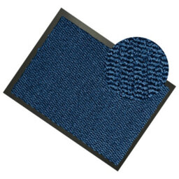 Kav Door Mat Dirt Trapper - Durable Indoor And Outdoor Non-Slip Rug - Super Absorbent- Home, Office(Blue / Black, 60Cm X 90Cm) - thumbnail 3