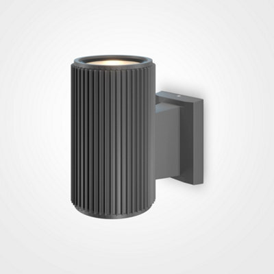 Luminosa Lighting Luminosa Maytoni Rando Outdoor Modern Wall Lamp Grey E27 Ip54 - image 1