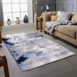 Modern Abstract Soft Living Room Area Rug Carpet Large Non Slip Floor Mat Bedroom Dining Room Home Decor Easy Care 120X170 Cm - thumbnail 1
