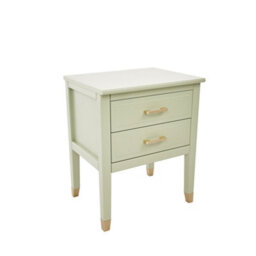 Cabinet Bits Palazzi 2 Drawer Bedside Table Teal - thumbnail 3