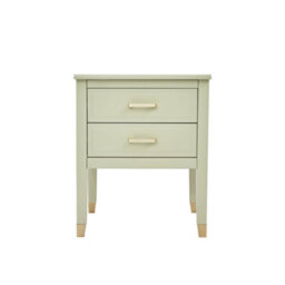Cabinet Bits Palazzi 2 Drawer Bedside Table Teal - thumbnail 2