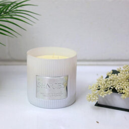 Sences 1000G Scented Candle Jar White Sandalwood Triple Wick Luxury Gift Box - thumbnail 2