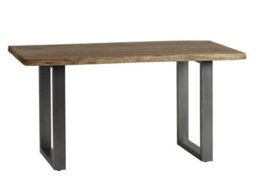 Buttercup Farm Baltic Live Edge Dining Table - Metal/acacia Solid Wood - L85 X W150 X H76 Cm - thumbnail 2