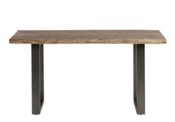 Buttercup Farm Baltic Live Edge Dining Table - Metal/acacia Solid Wood - L85 X W150 X H76 Cm - thumbnail 3