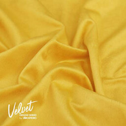 Deconovo 2 Pack Pom Pom Crushed Velvet Cushion Covers With Invisible Zipper 45 X 45 Cm Mellow Yellow - thumbnail 5