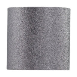 First Choice Lighting Set Of 2 Silvery Grey Glitter 15Cm Table Lamp Shades - thumbnail 2
