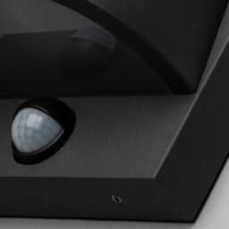 Litecraft Astrid Anthracite Outdoor Wall Light With Pir Sensor - thumbnail 5