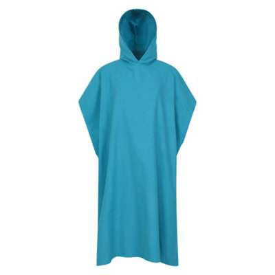 Mountain Warehouse Womens/ladies Lagoon Microfibre Poncho Teal (One Size) - image 1