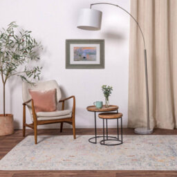 The Rug Edit Flores Laleh Fr08 Traditional Abstract 65mm Ivory Runner, 066X240Cm - thumbnail 1