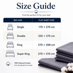 Moonlight Bedding 100% Cotton Hotel Quality Flat Bed Sheet, Top Sheet For  Guest House, Spa & Airbnb (Grey,double, 225X275 Cm) - thumbnail 7