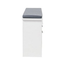 Large Shoe Bench Shoe Rack Shoe Storage Cabinets With Seat Cushion For Hallway - thumbnail 5