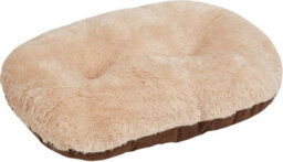 "Gorpets Oval Cushioned Dog Bedding - 24"" - Brown - Washable"