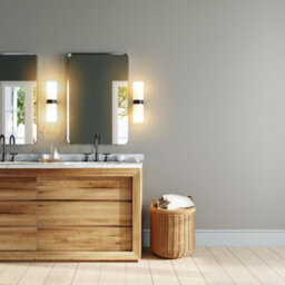 Luminosa Lighting Luminosa Metà Bathroom Wall Lamp Black, Opal White, Ip44 - thumbnail 2