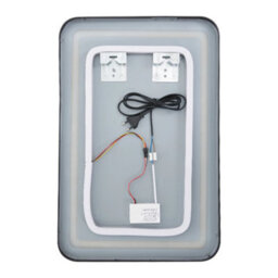 Illuminated Bathroom Led Mirror With Demister Touch Sensor Wall Mounted Dimmable 40Cmx60Cm - thumbnail 6