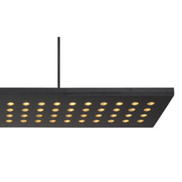 Luminosa Lighting Luminosa Dolores 80X20Cm Pendant Ceiling Light Matt Black Led 3000K - thumbnail 4