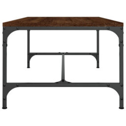 Berkfield Industrial Coffee Table Brown Oak 100X50X35 Cm Engineered Wood - thumbnail 5