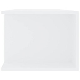 Berkfield Modern Tv Cabinet With Led Lights White 135X39X30 Cm - thumbnail 9
