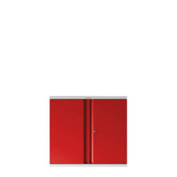 Phoenix Safe Company Phoenix Sc Series Sc1010Grk 2 Door 1 Shelf Stationery Cupboard In Red With Key Lock - thumbnail 3