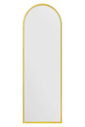 "Mirroroutlet Arcus - Gold Framed Arched Leaner / Wall Mirror 71"" X 24"" (180Cm X 60Cm)" - thumbnail 3