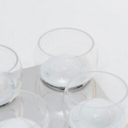 Valuelights Alissa Polished Chrome Ip44 4 Way Clear Glass Integrated Led Ceiling Light - thumbnail 3