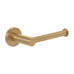 Villeroy & Boch Elements Tender Toilet Roll Holder Brushed Gold - thumbnail 1