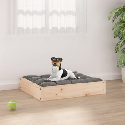 Berkfield Dog Bed 51.5X44X9 Cm Solid Wood Pine - image 1