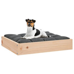 Berkfield Dog Bed 51.5X44X9 Cm Solid Wood Pine - thumbnail 6