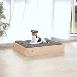 Berkfield Dog Bed 51.5X44X9 Cm Solid Wood Pine - thumbnail 5