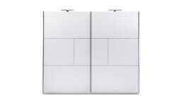 Arte Discover The Sleek White Matte Nimes W250 Cm Sliding Wardrobe - Space-Savvy Style Meets Smart Storage - thumbnail 3