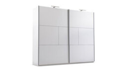 Arte Discover The Sleek White Matte Nimes W250 Cm Sliding Wardrobe - Space-Savvy Style Meets Smart Storage - thumbnail 2
