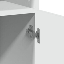 Berkfield Storage Cabinet White 80X42.5X225 Cm Engineered Wood - thumbnail 9