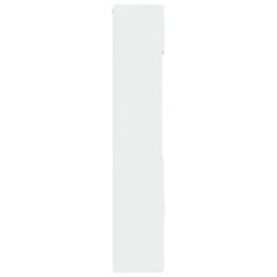 Berkfield Storage Cabinet White 80X42.5X225 Cm Engineered Wood - thumbnail 7