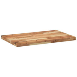 Berkfield Table Top Rectangular 120X50X4 Cm Solid Wood Acacia - thumbnail 7