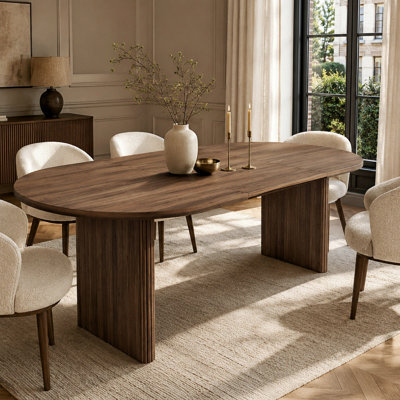 Matteo Walnut Extendable Dining Table 140-200Cm - Seats 6-8 - image 1