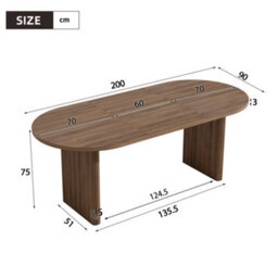 Matteo Walnut Extendable Dining Table 140-200Cm - Seats 6-8 - thumbnail 6