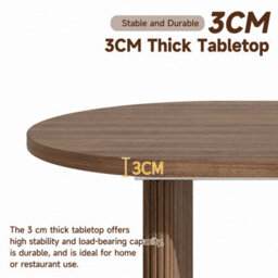 Matteo Walnut Extendable Dining Table 140-200Cm - Seats 6-8 - thumbnail 8