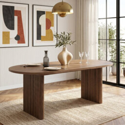 Matteo Walnut Extendable Dining Table 140-200Cm - Seats 6-8 - thumbnail 4