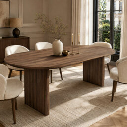 Matteo Walnut Extendable Dining Table 140-200Cm - Seats 6-8 - thumbnail 1