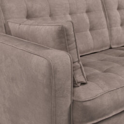 Furnishings For Less UK Eden Pewter Chenille Fabric Boxed Arm Single Seater Armchair - thumbnail 3