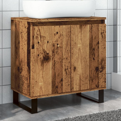 Berkfield Bathroom Cabinet Old Wood 58X33X60 Cm Engineered Wood - image 1