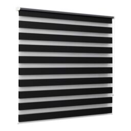 GoodHome Elin Corded Black Day & Night Roller Blind (W)160Cm (L)180Cm - thumbnail 3