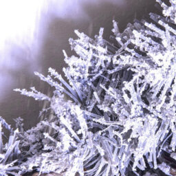 Christmas Tree World 50Cm Decorated Silver Mixed Pine Wreath With Rose Gold Poinsettia - thumbnail 3